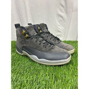 Men’s 12 - OG box Air Jordan 12 Retro Dark Grey 130690 005 Dark Grey/Wolf Grey
